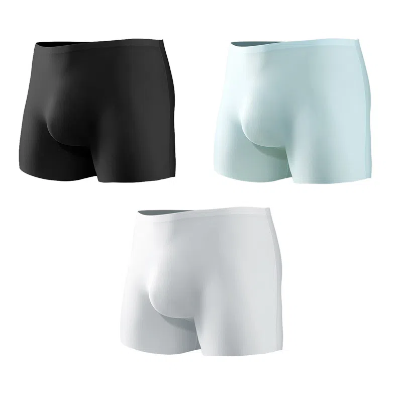 EFUTON Ice Silk Breathable Underwear 3-Pack Men