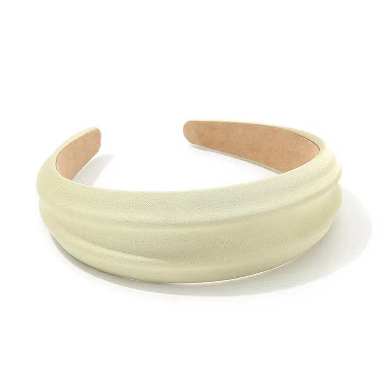 如花梦 高颅顶高级感洋气时尚宽边压发头箍气质 布艺 发箍 女款