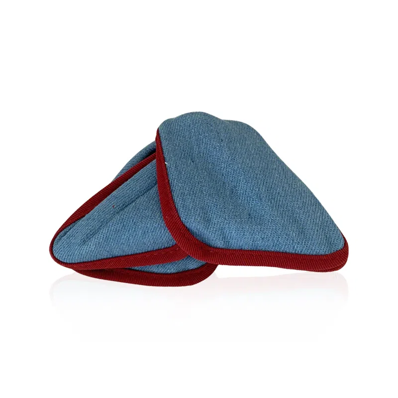 蒙妮 复古牛仔撞色三角抓夹 亚克力/布艺 发夹 女款