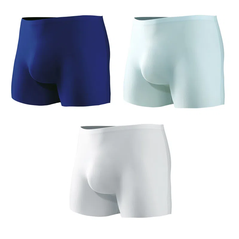 EFUTON Ice Silk Breathable Underwear 3-Pack Men