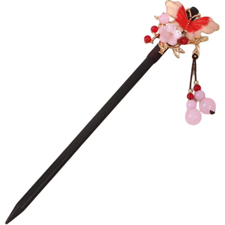 画阑蝶 圣所 新中式流苏 木 发簪 女款