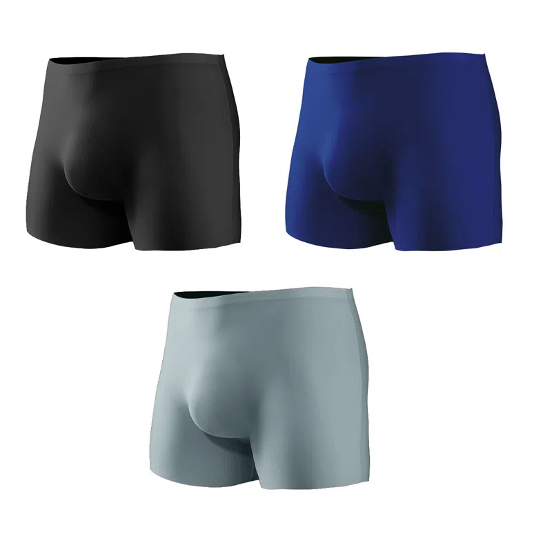 EFUTON Ice Silk Breathable Underwear 3-Pack Men