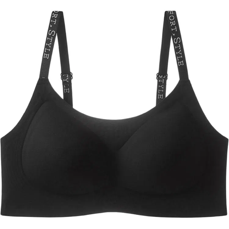 黛尔佳人 无痕内衣女小胸聚拢收副乳防下垂无钢圈薄款透气果冻美背心胸罩文胸 女款