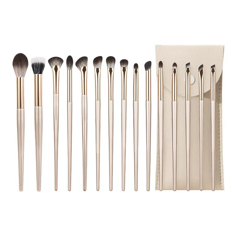 计轩  软毛刀锋眼影刷套装 定妆便携晕染