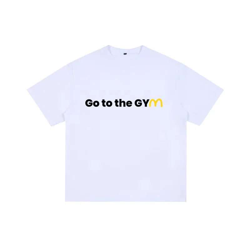 莫代尔 舒适宽松纯棉柔软短袖亲肤百搭休闲气质简约潮流设计感时尚多色可选圆领卫衣大学生外出可穿打底衣 男女同款