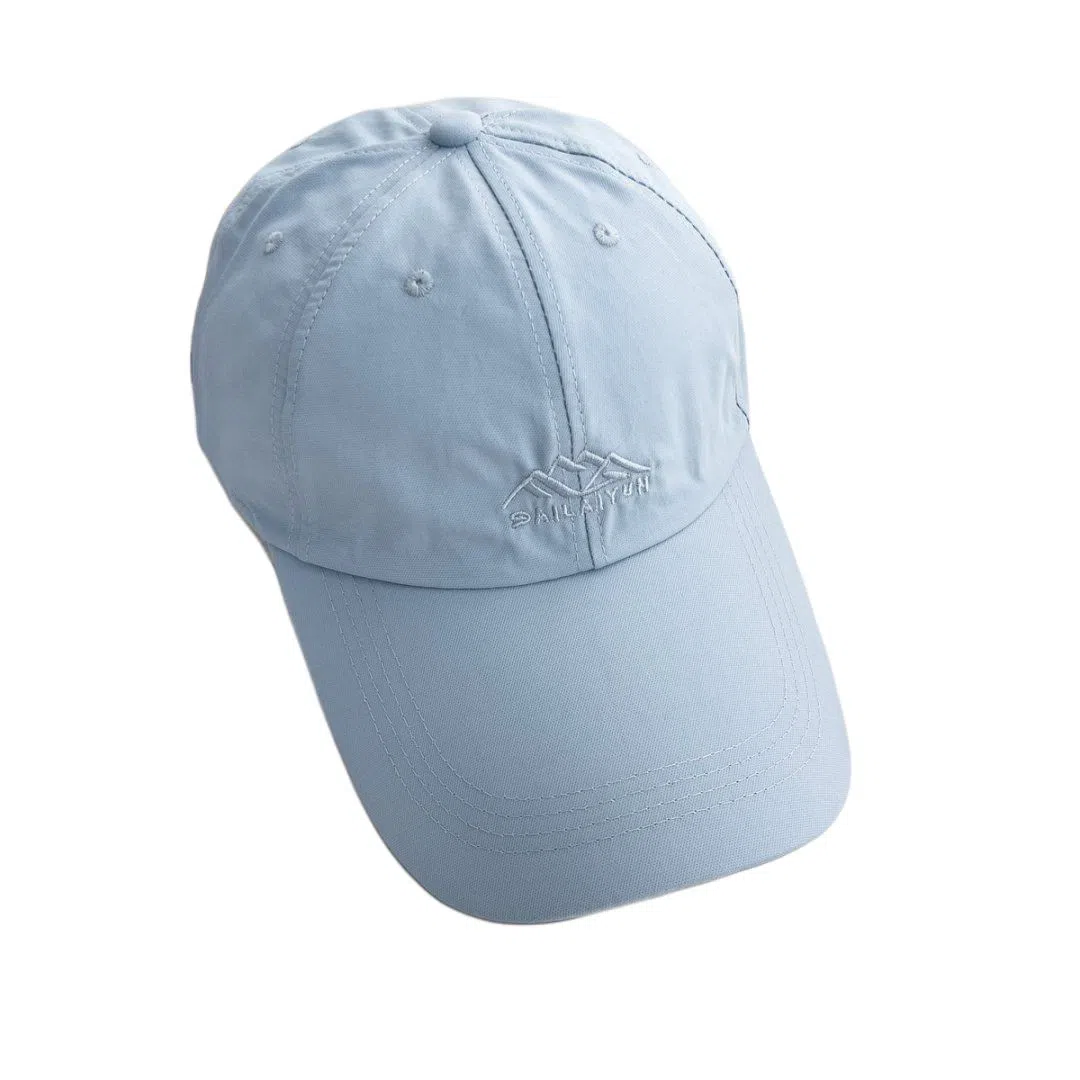 艾佳微 速干韩版时尚户外运动透气遮阳防晒太阳帽 涤纶 鸭舌帽 男女同款情侣款