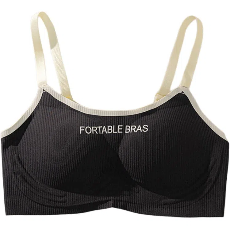 黛尔佳人 无钢圈无痕内衣云朵学生少女小胸聚拢上托运动轻甜美透气内衣文胸 女款