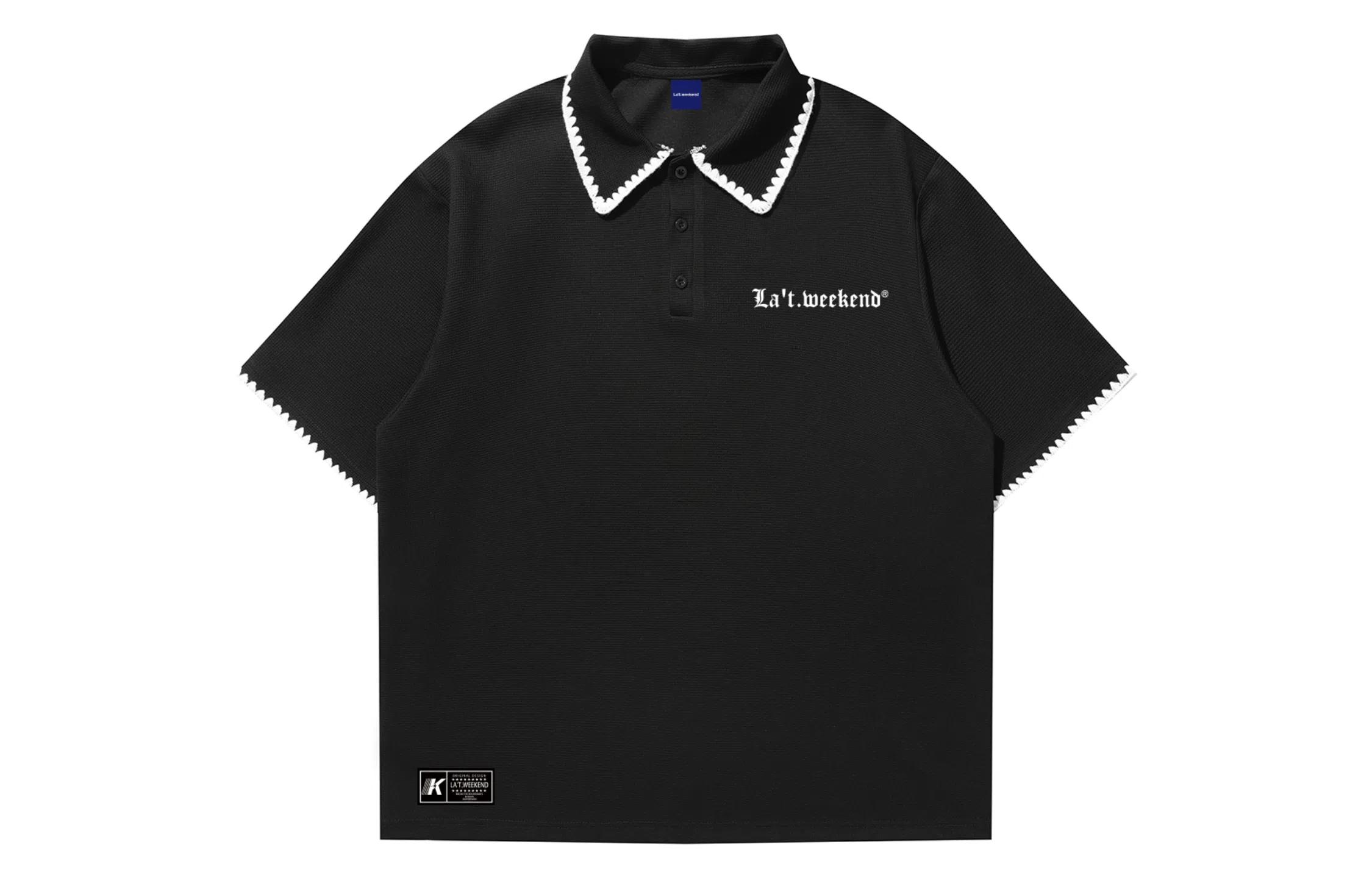 LA'T.WEEKEND cleanfitLogoPolo