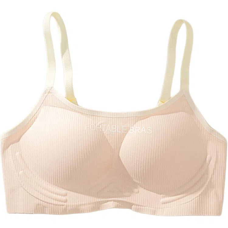 黛尔佳人 无钢圈无痕内衣云朵学生少女小胸聚拢上托运动轻甜美透气内衣文胸 女款