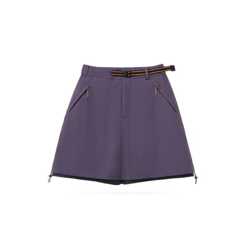 木清清 户外休闲百搭防走光运动可调节腰带简约工装短裙 女款