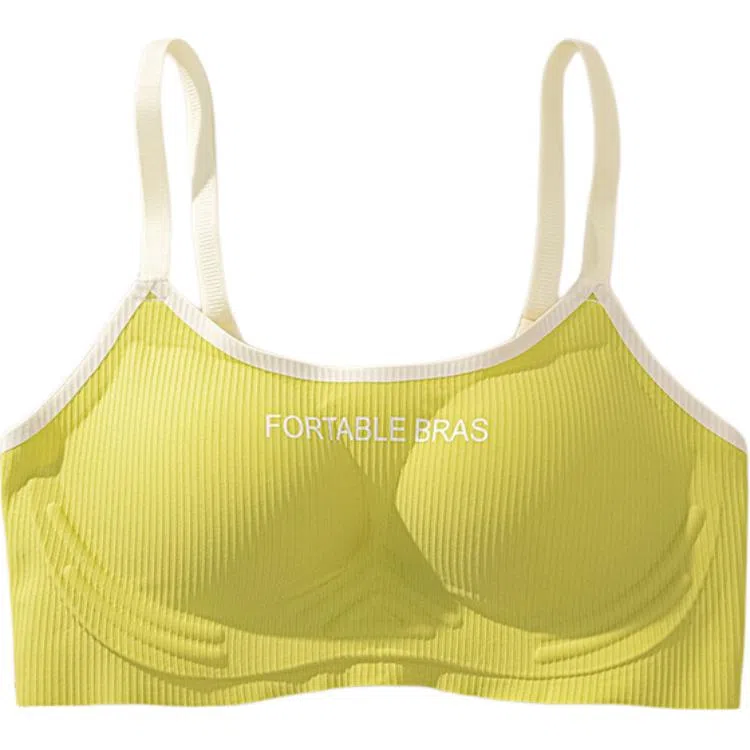 黛尔佳人 无钢圈无痕内衣云朵学生少女小胸聚拢上托运动轻甜美透气内衣文胸 女款