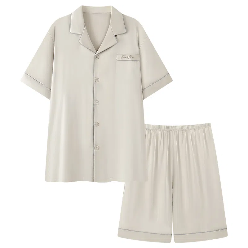 好福份 亲肤时尚简约家居服睡衣套装 男款