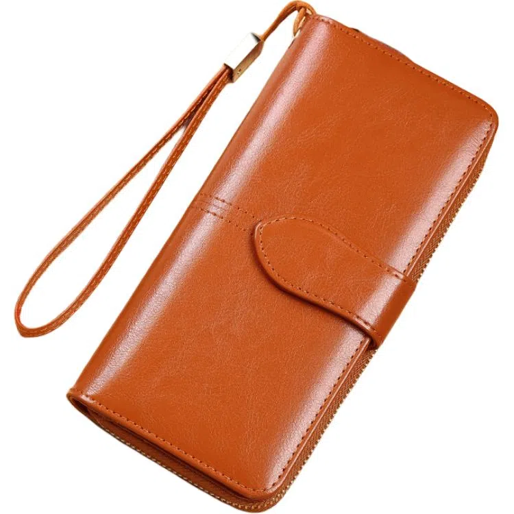 歌若拉 长款多卡位 牛皮 皮夹钱包 女款 多色