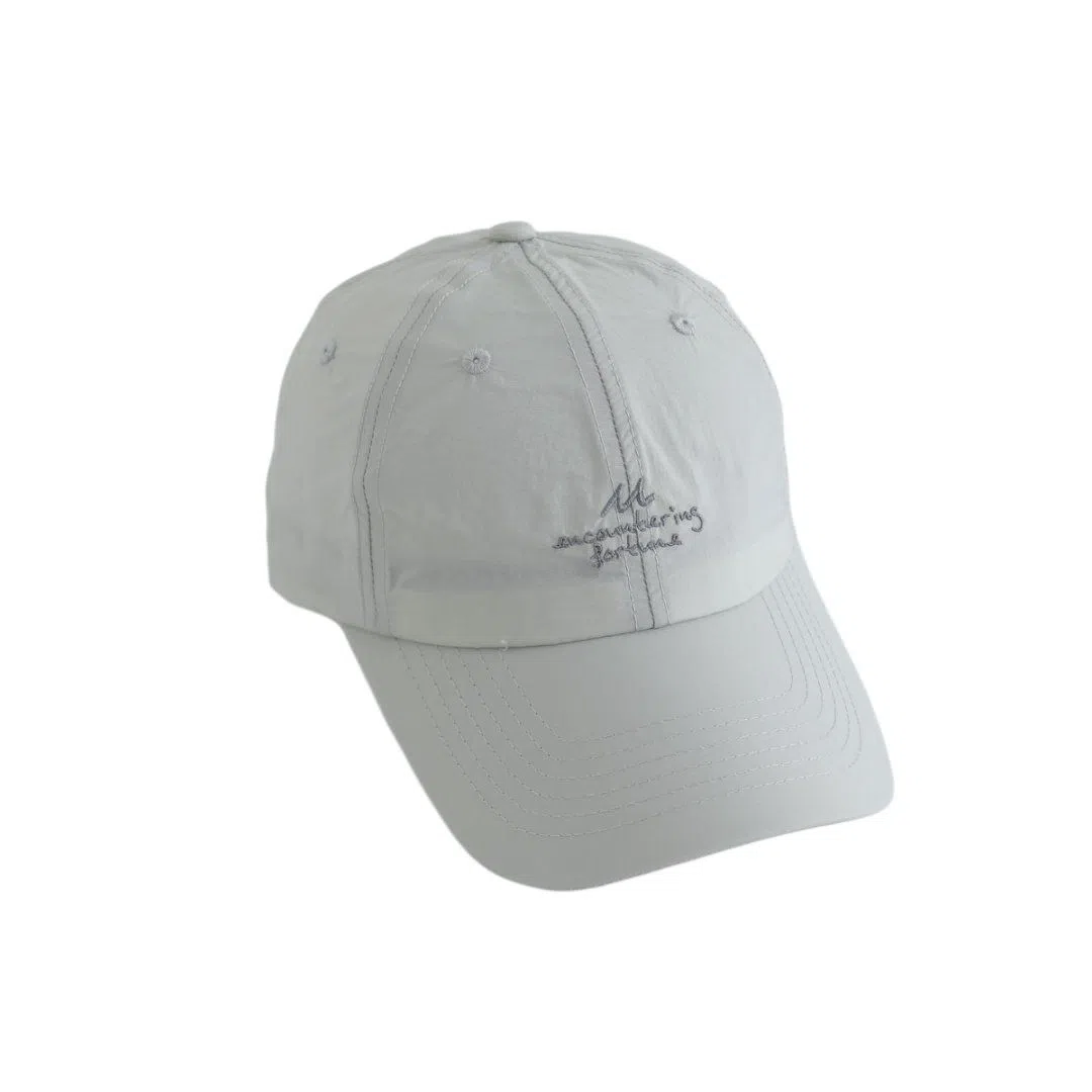 艾佳微 简约刺绣速干帽子户外防晒帽运动透气韩版轻薄百搭遮阳帽 棉 鸭舌帽 男女同款情侣款