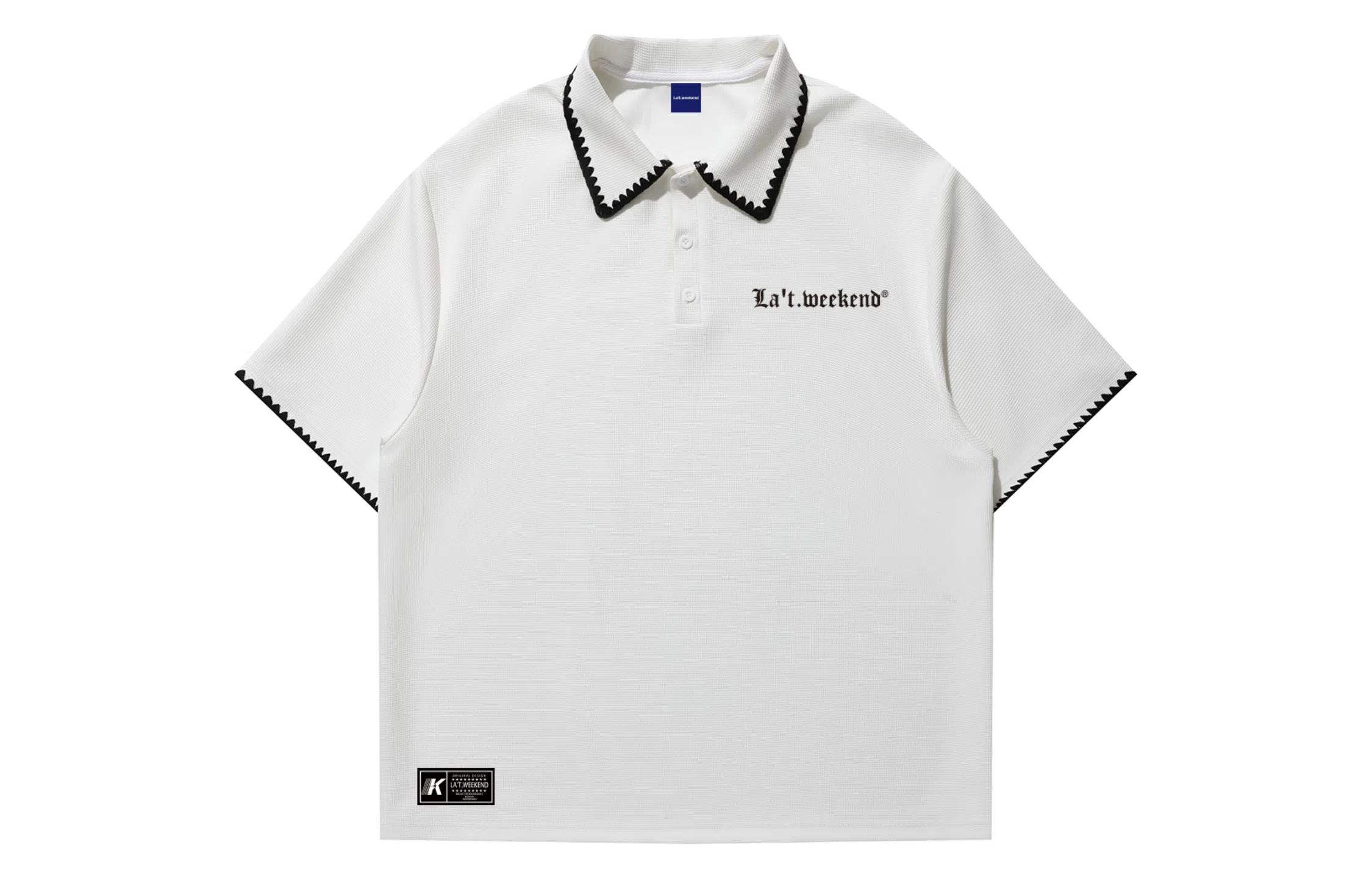 LA'T.WEEKEND cleanfitLogoPolo