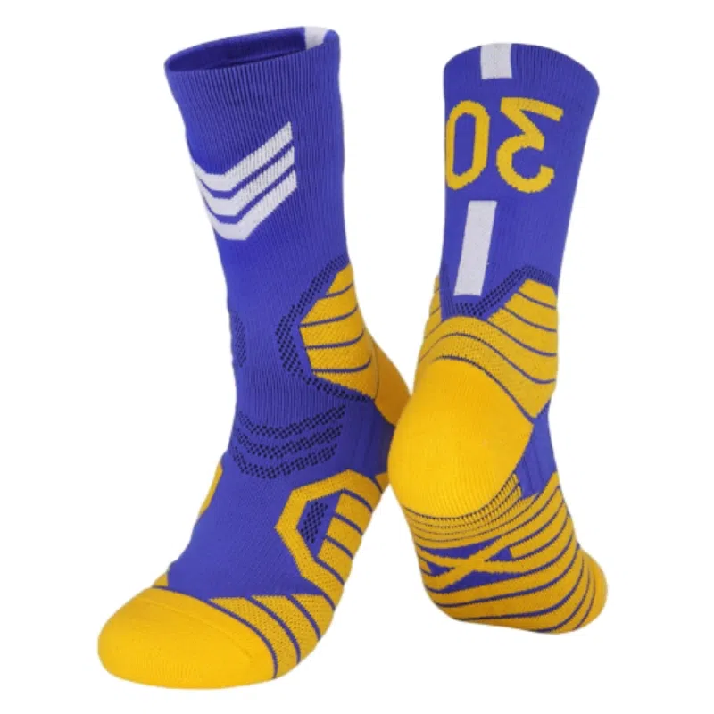 轻迎 春夏儿童实战训练长筒运动袜青少年防滑袜男童中筒袜子篮球袜 男女同款