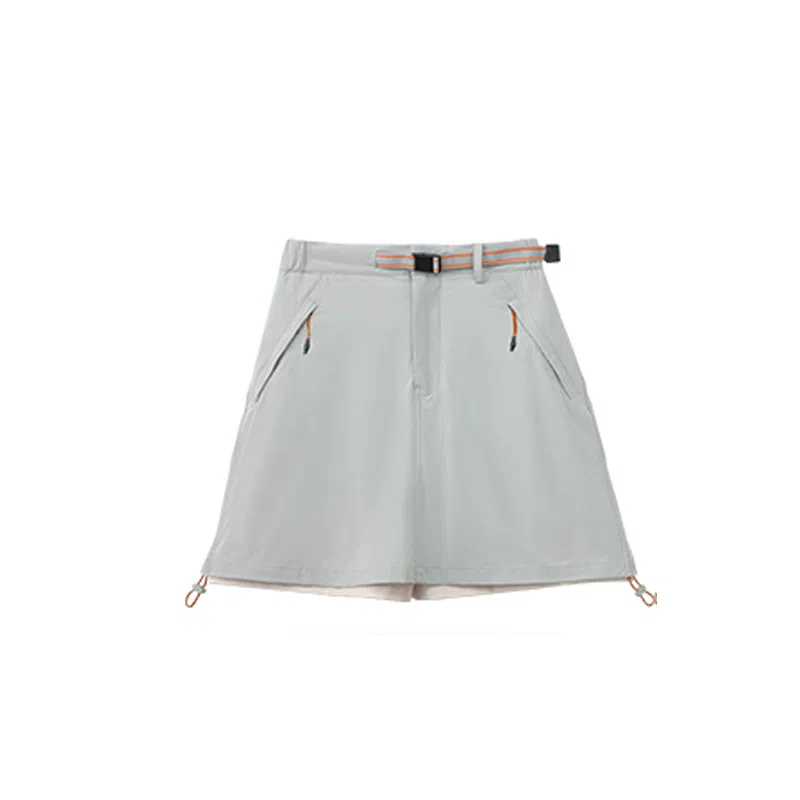 木清清 户外休闲百搭防走光运动可调节腰带简约工装短裙 女款