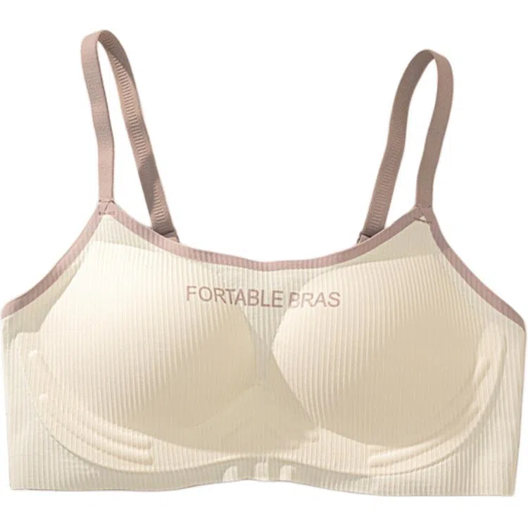 黛尔佳人 无钢圈无痕内衣云朵学生少女小胸聚拢上托运动轻甜美透气内衣文胸 女款