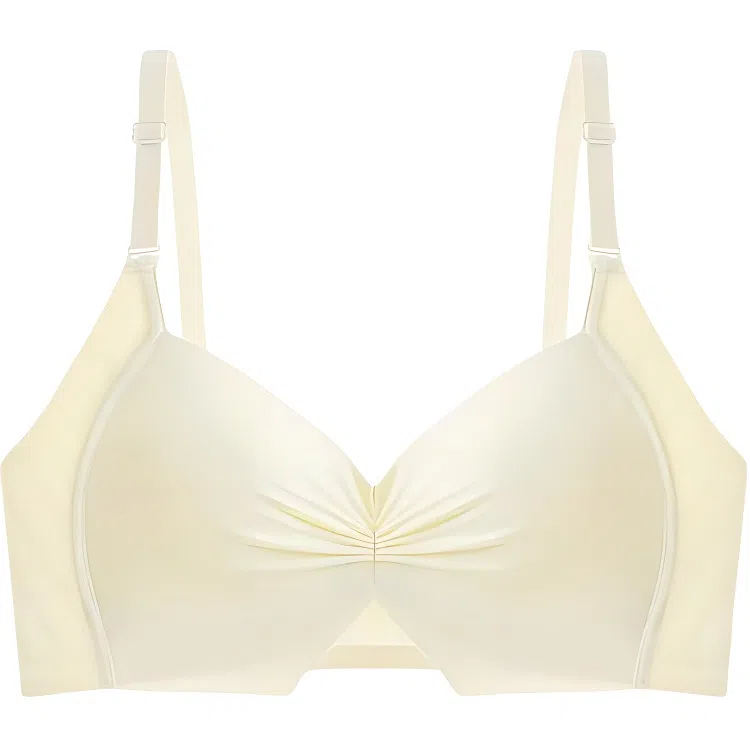 黛尔佳人 内衣女士胸罩大胸显小胸聚拢收副乳上托防下垂无钢圈无痕文胸 女款