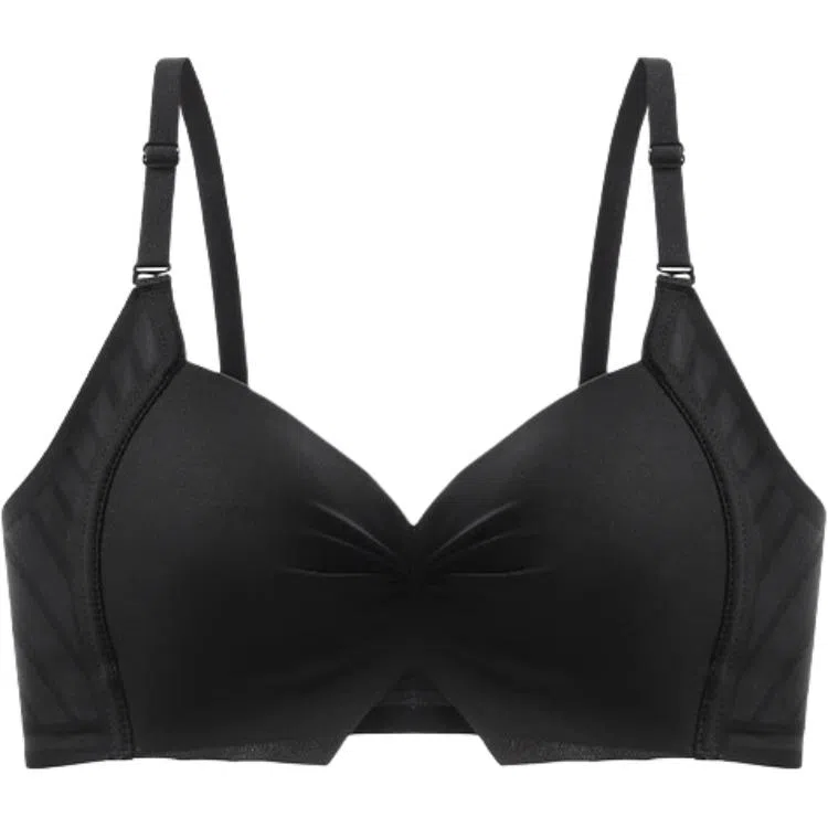 黛尔佳人 内衣女士胸罩大胸显小胸聚拢收副乳上托防下垂无钢圈无痕文胸 女款