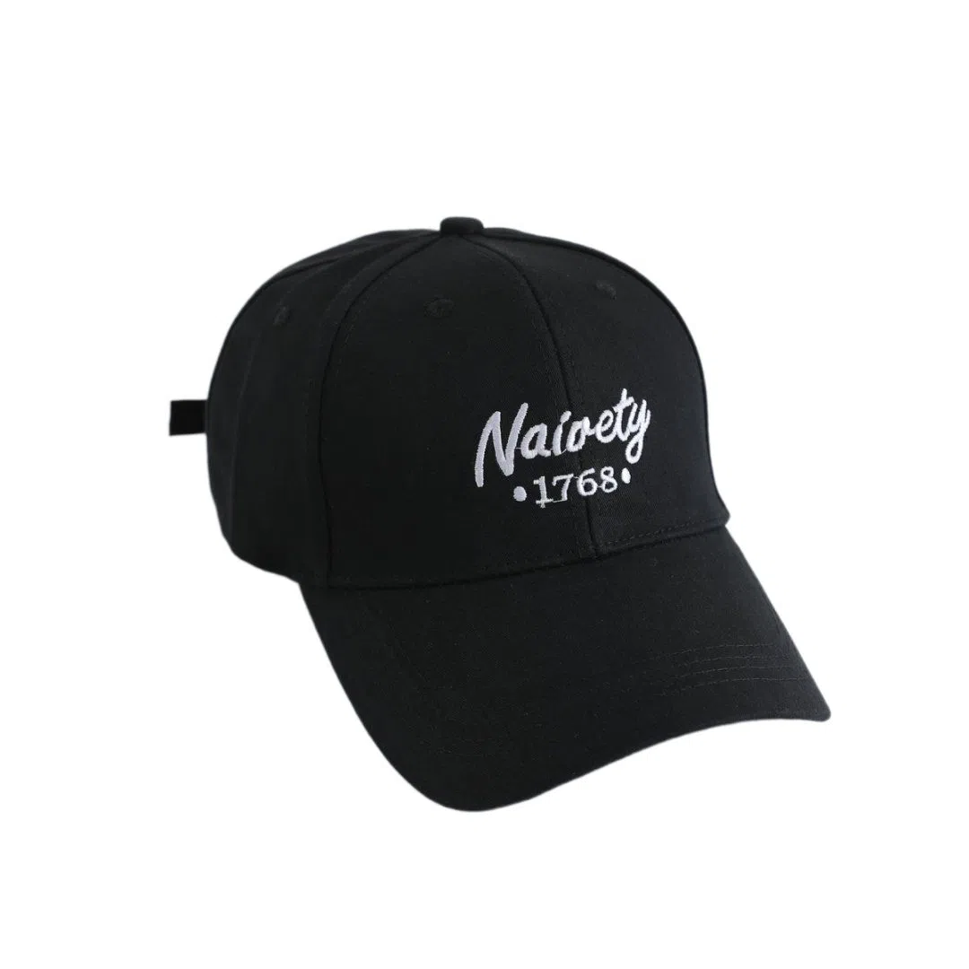 艾佳微 时尚透气户外韩版刺绣字母大头围显脸小 棉 鸭舌帽 男女同款情侣款