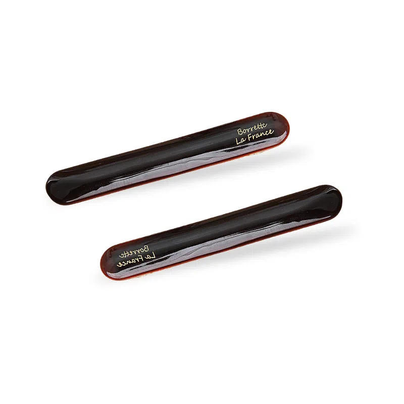 蒙妮 法式复古金标小法棍 醋酸 发夹 女款