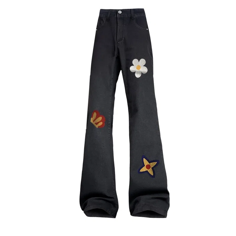 AMBER LIGHT Vintage Floral Jeans