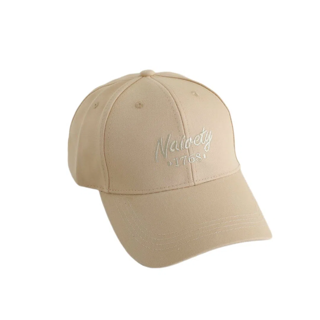 艾佳微 时尚透气户外韩版刺绣字母大头围显脸小 棉 鸭舌帽 男女同款情侣款