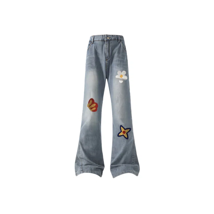 AMBER LIGHT Vintage Floral Jeans