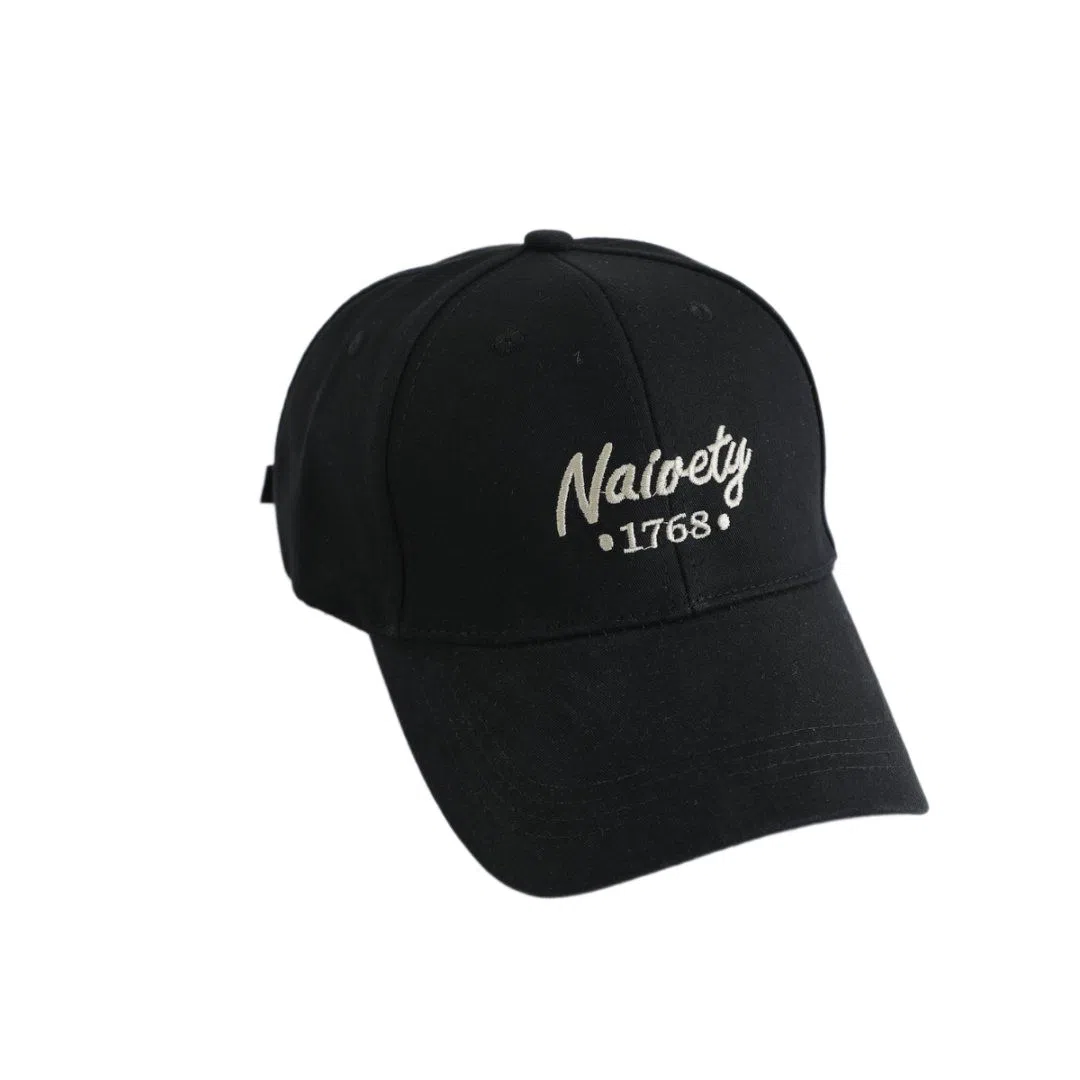 艾佳微 时尚透气户外韩版刺绣字母大头围显脸小 棉 鸭舌帽 男女同款情侣款