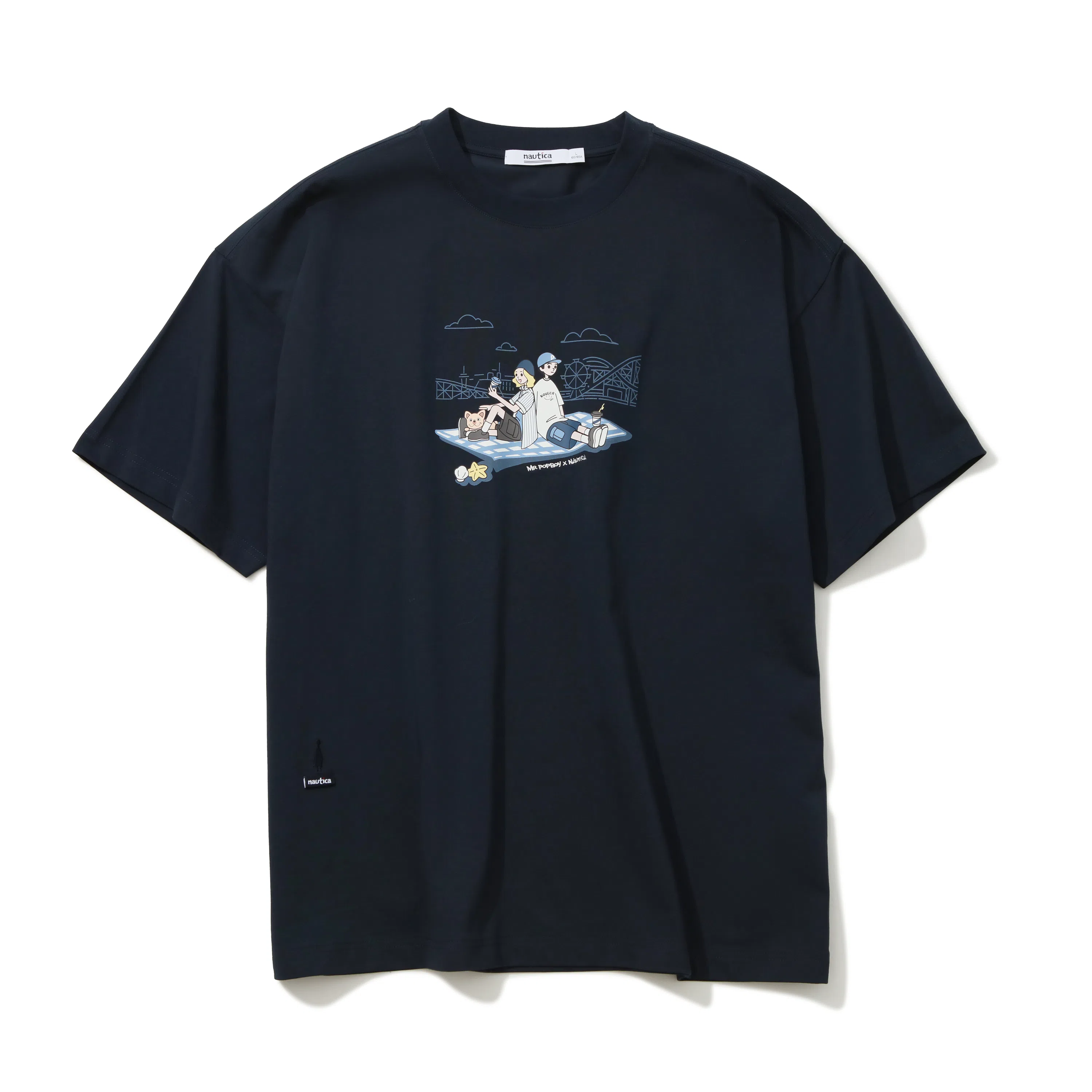 nautica white sail POPBOY T