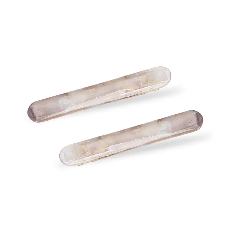 蒙妮 法式复古金标小法棍 醋酸 发夹 女款