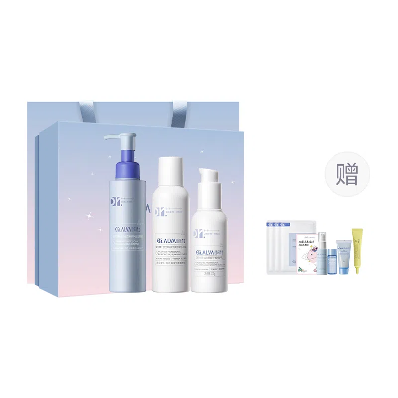 瑷尔博士 益生菌水乳洁颜蜜护肤套装 保湿滋润补水