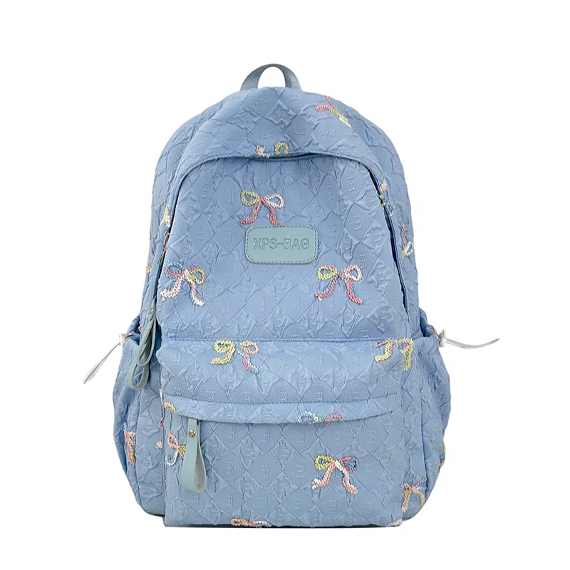 垣途者 高颜值学生韩版蝴蝶结设计 尼龙 书包背包双肩包 女款 多色