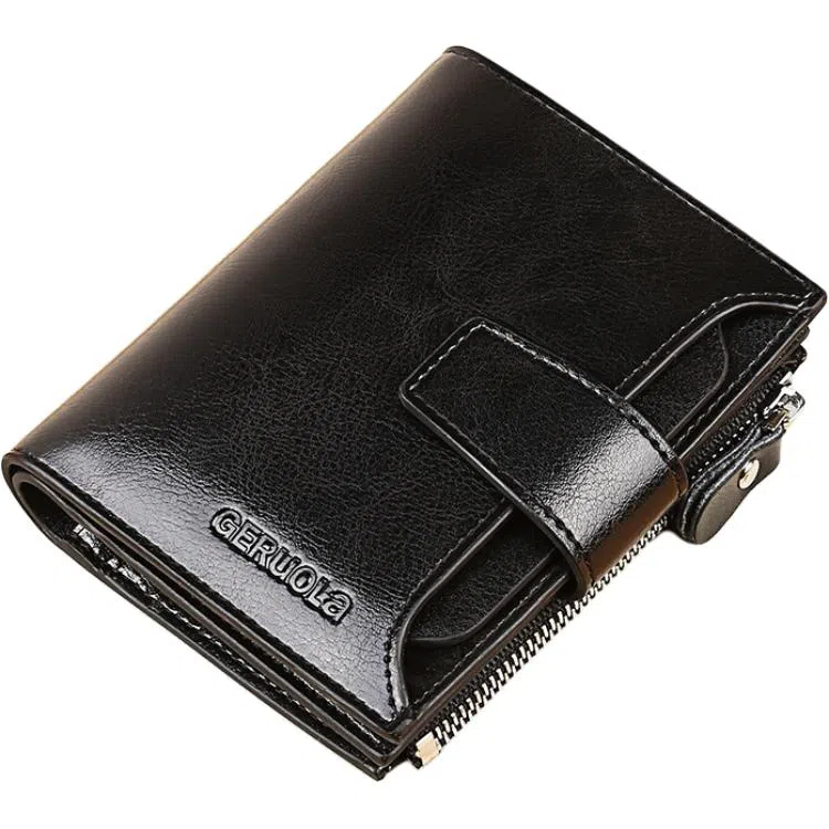 歌若拉 时尚潮流百搭 牛皮 多卡位钱包 常规 女款 多色