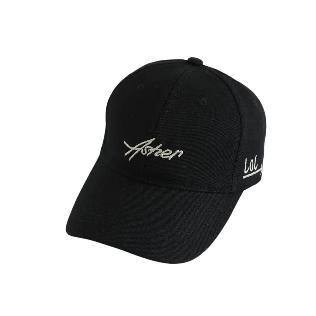 艾佳微 刺绣软顶休闲百搭韩版潮嘻哈太阳帽遮阳大头围显脸小 棉 鸭舌帽 男女同款情侣款