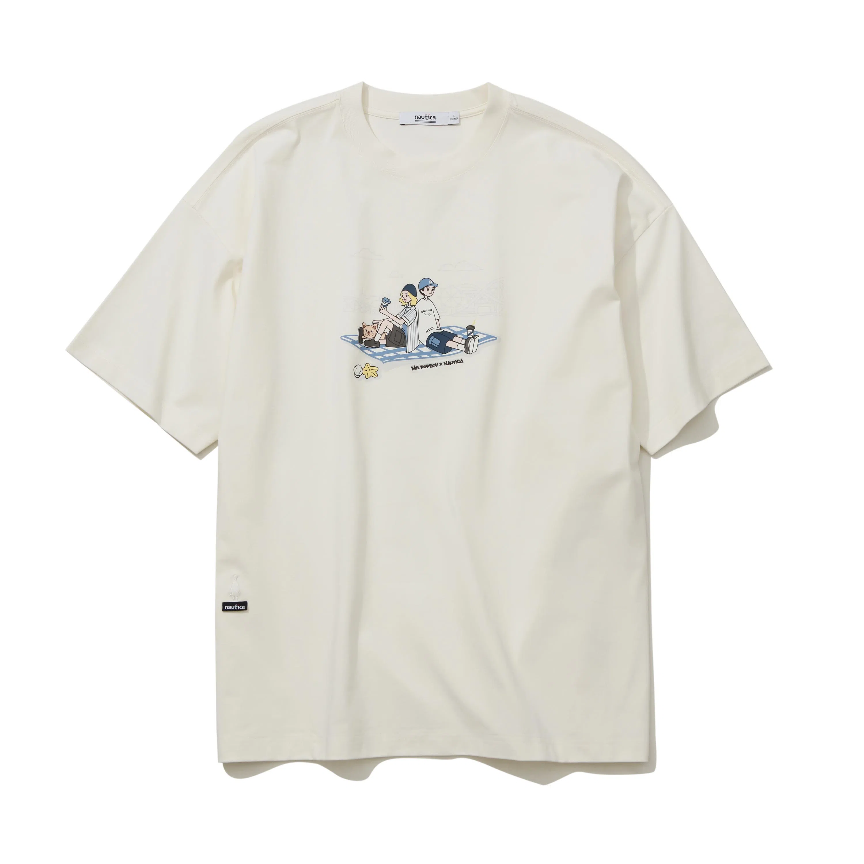 nautica white sail POPBOY T