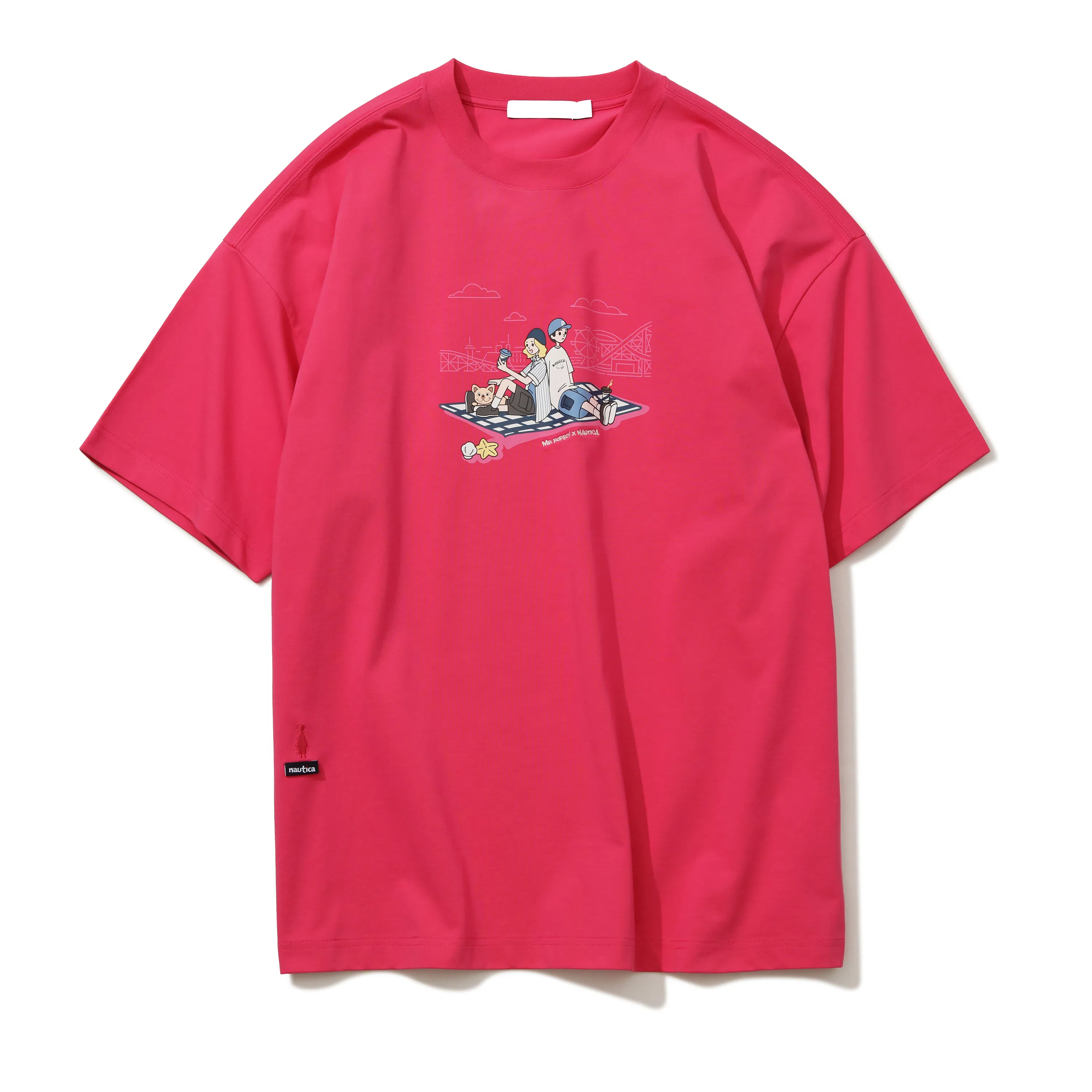 nautica white sail POPBOY T