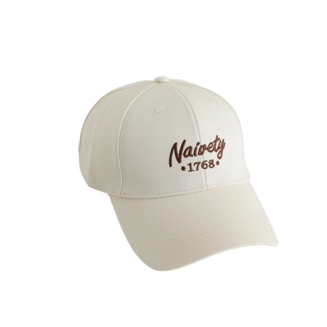 艾佳微 时尚透气户外韩版刺绣字母大头围显脸小 棉 鸭舌帽 男女同款情侣款