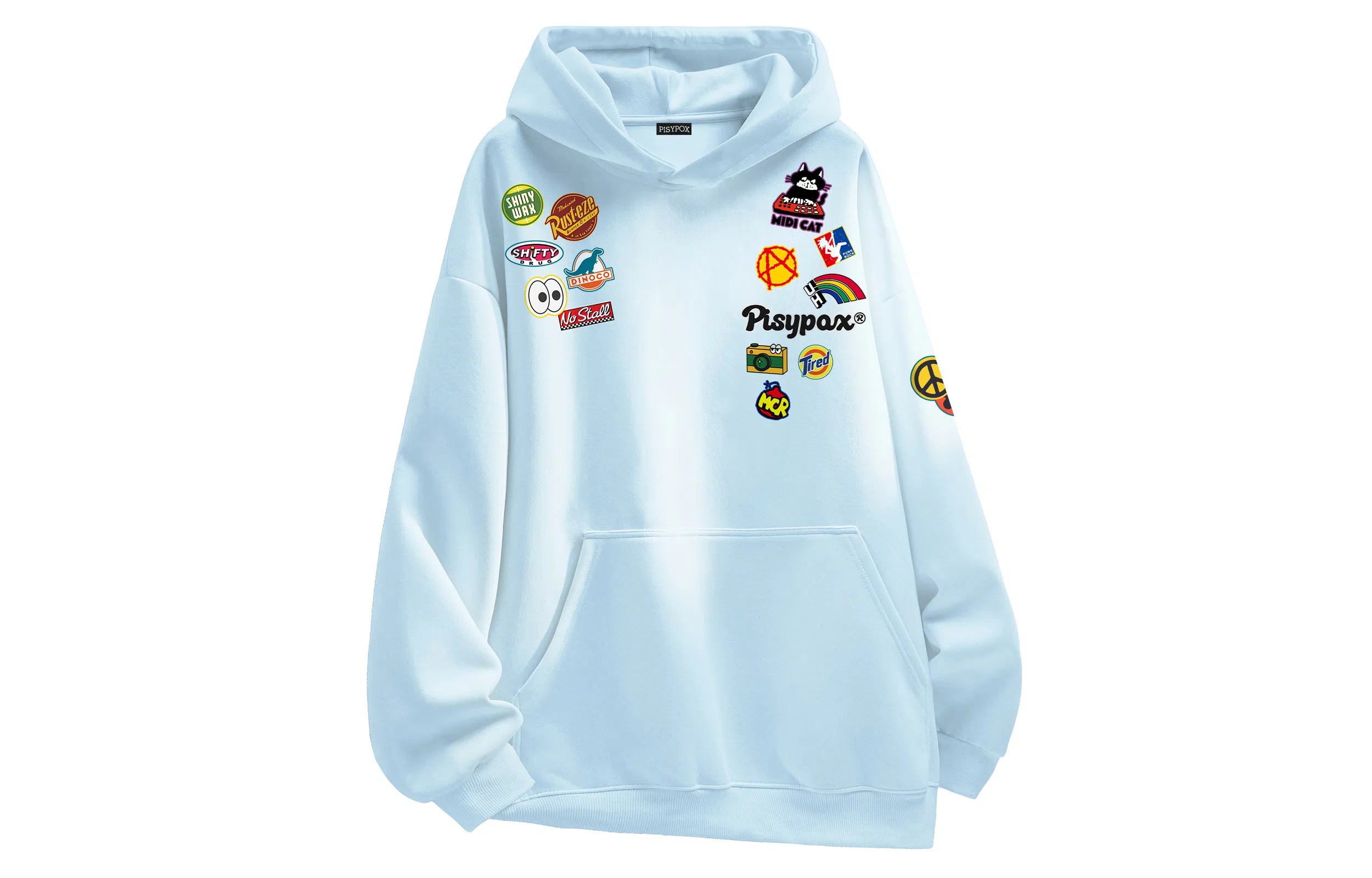 PISYPOX Hoodie Sky Blue