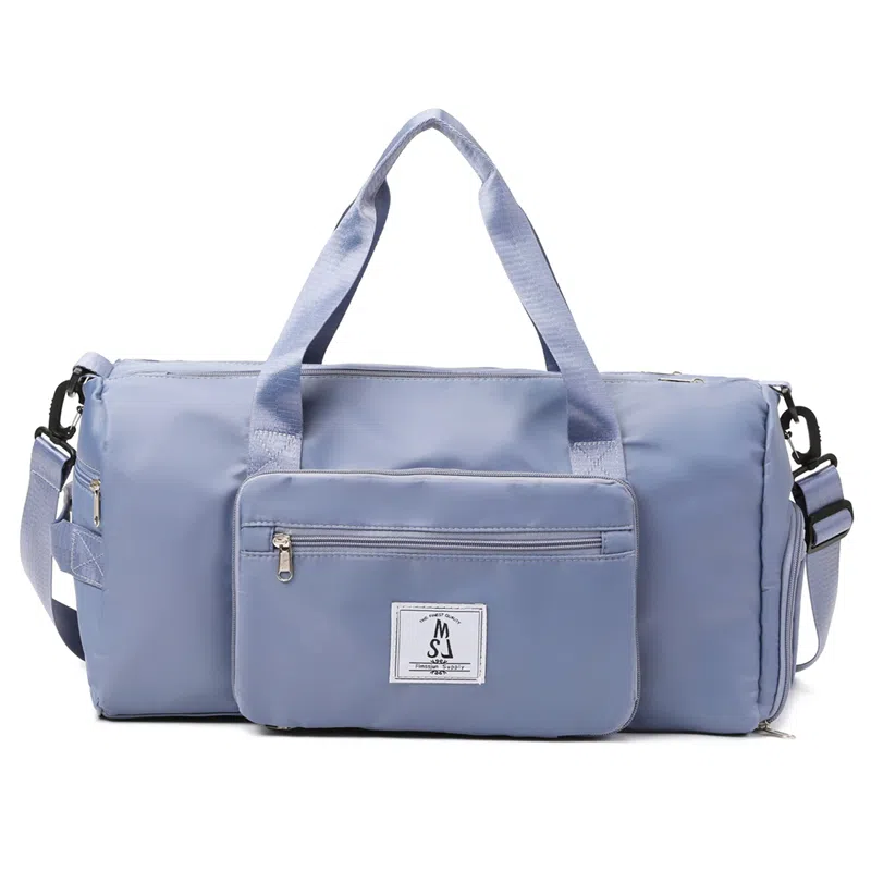 科物酷 运动折叠旅行独立鞋位干湿分离瑜伽旅行轻便行李包 牛津布 健身包 大号 男女同款情侣款 多色