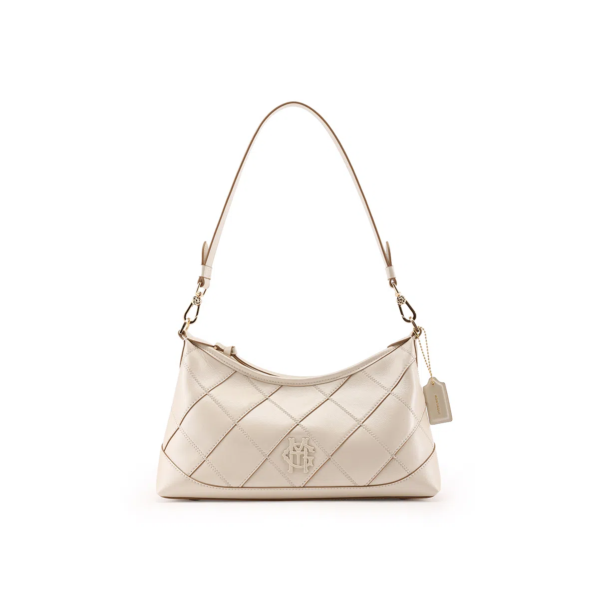 梦特娇 法式日常通勤气质 羊皮 单肩包 常规 女款 多色