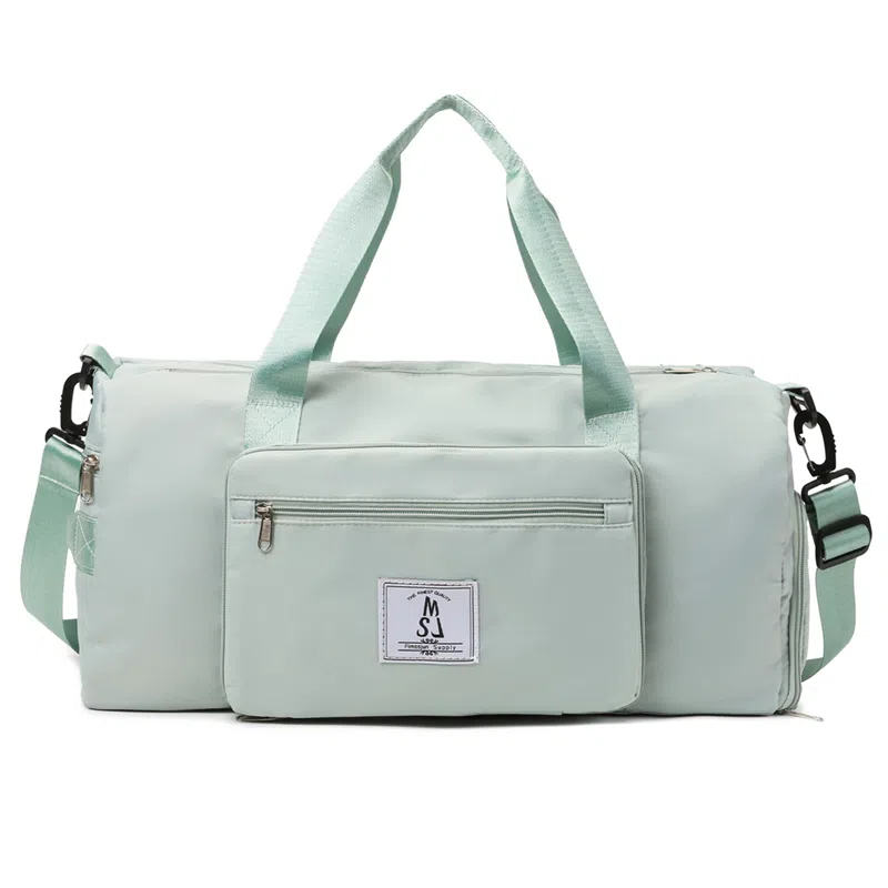 科物酷 运动折叠旅行独立鞋位干湿分离瑜伽旅行轻便行李包 牛津布 健身包 大号 男女同款情侣款 多色