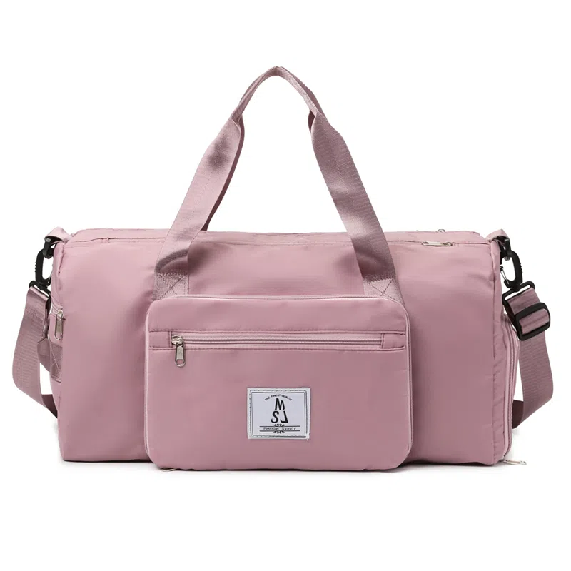 科物酷 运动折叠旅行独立鞋位干湿分离瑜伽旅行轻便行李包 牛津布 健身包 大号 男女同款情侣款 多色