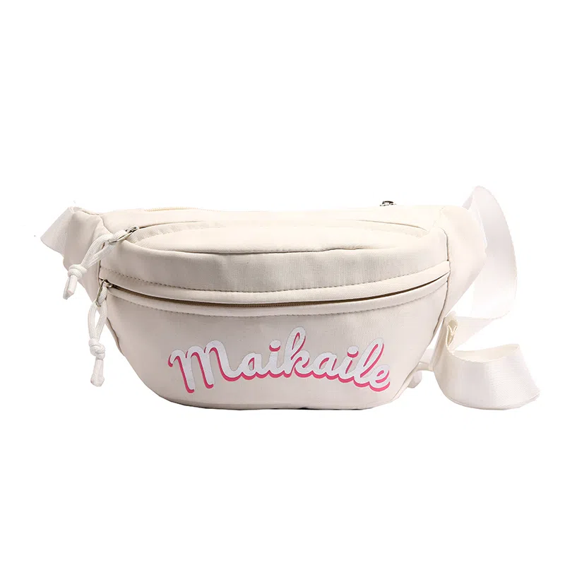 科物酷 高颜值时尚字母印花 尼龙布 胸包 女款 多色