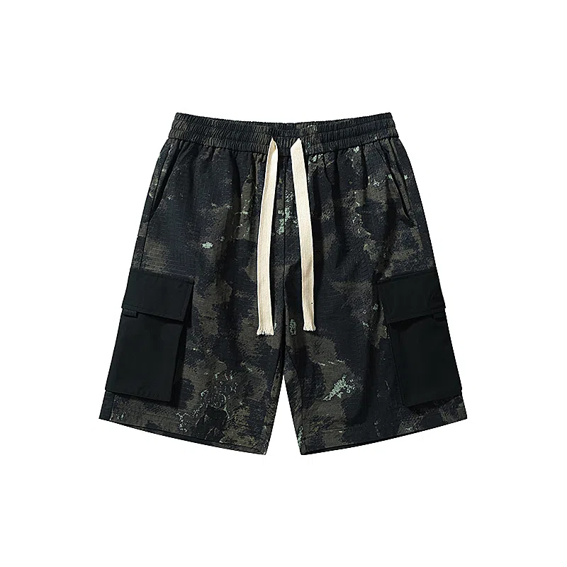 【dme】 美式潮流山系户外迷彩时尚运动宽松百搭五分休闲短裤 男女同款