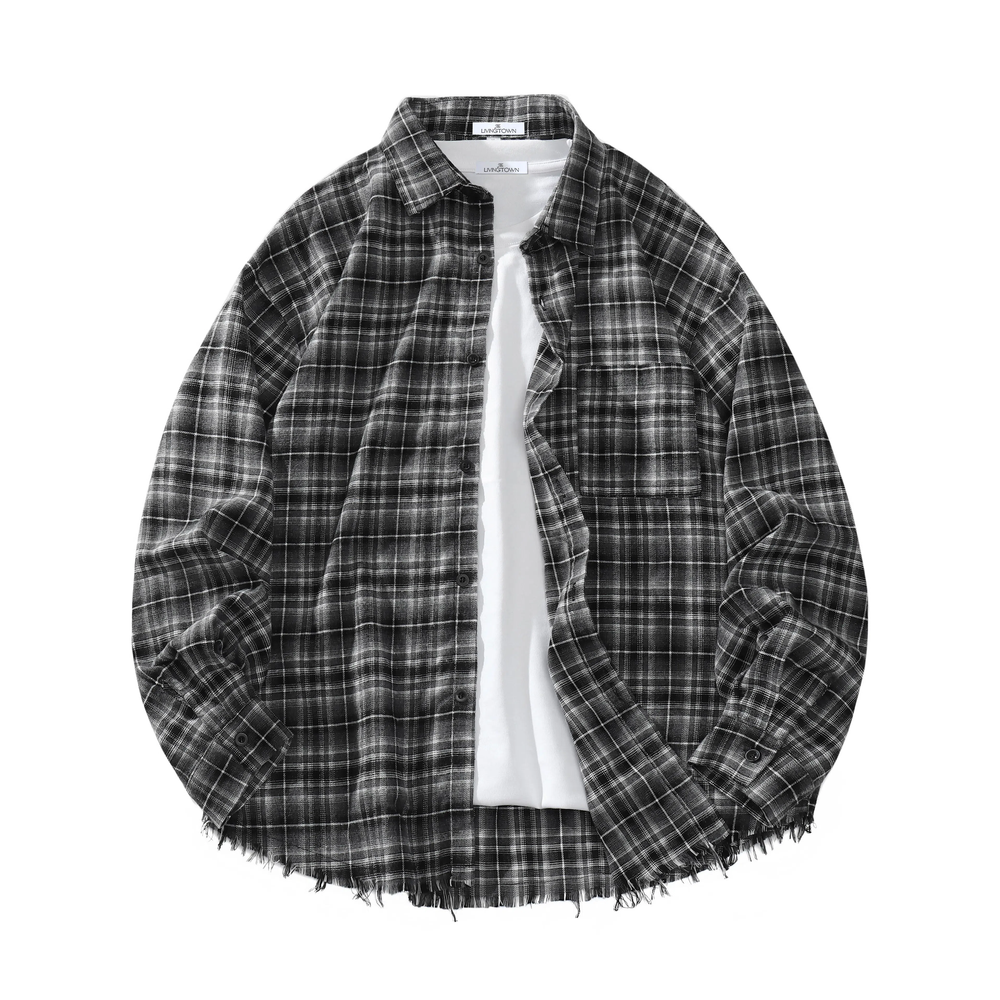 LIVINGTOWN Vintage Plaid Shirt