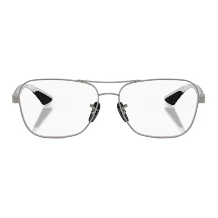 RayBan Original Metal Square Optical Frame Silver
