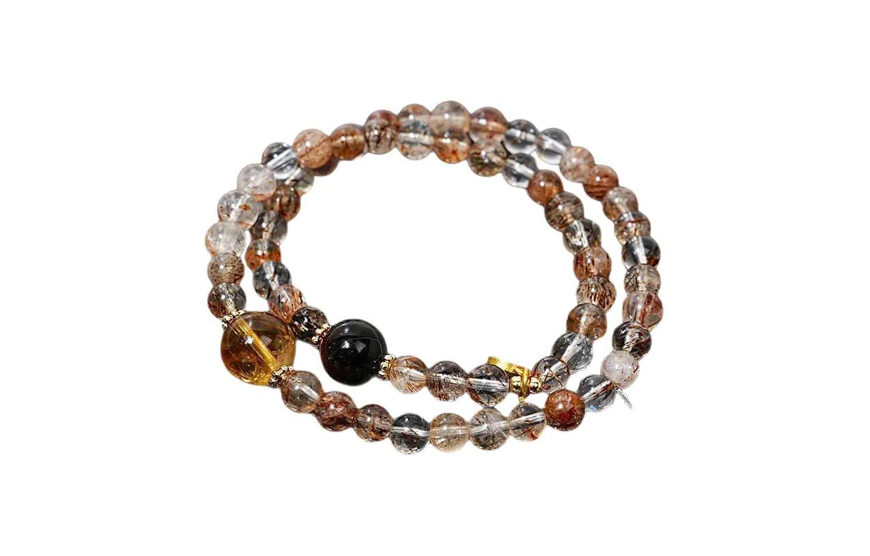 百利金 招财有钱花 能量晶石 事业运爆棚蛇年时来运转轻奢显白通勤百搭  水晶#好运 虎眼石 手串 男女同款情侣款