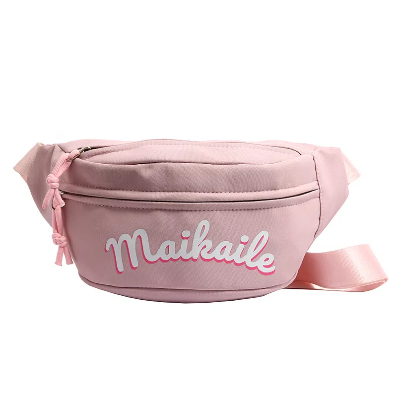 科物酷 高颜值时尚字母印花 尼龙布 胸包 女款 多色